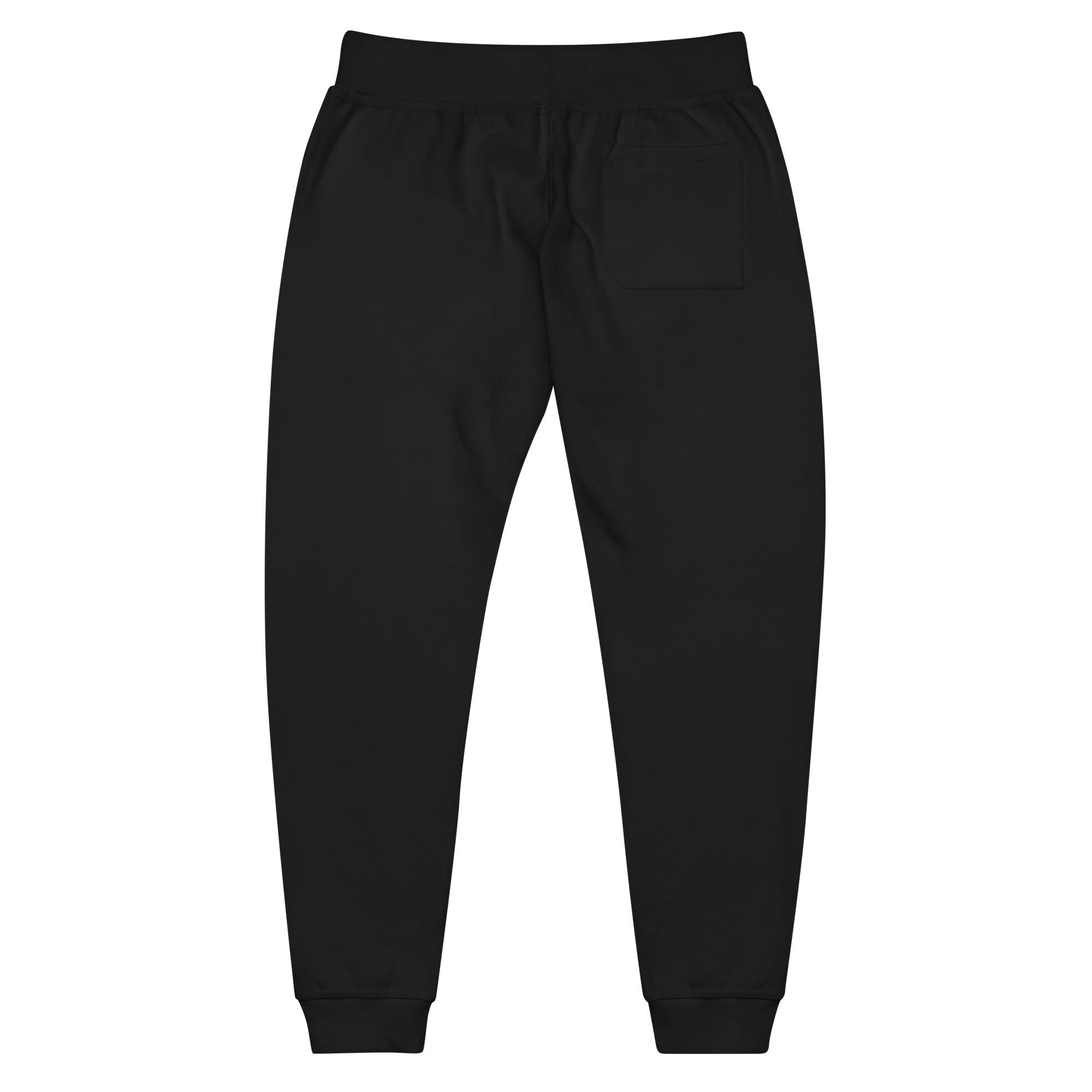 Praise God Christian Fleece Sweatpants Black Back - Full Salvation Apparel