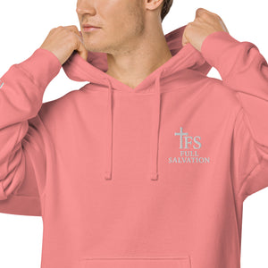 FS Christian Pigment-Dyed Hoodie Pink - Full Salvation Apparel