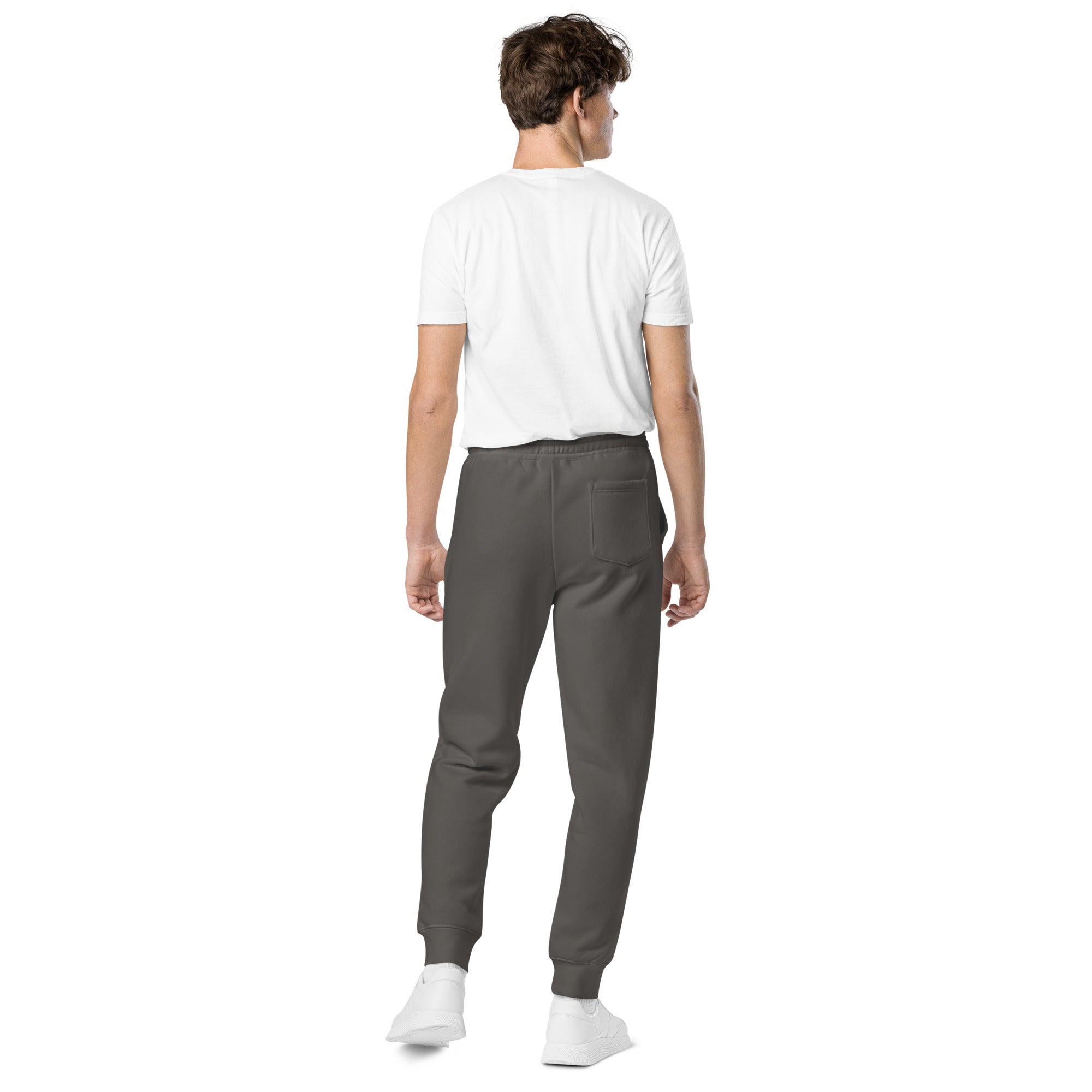 SDH Christian Pigment-Dyed Sweatpants Black Back - Full Salvation Apparel
